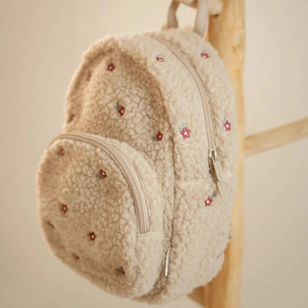 Little Dutch Teddy Rugzakje Sand - Flowers