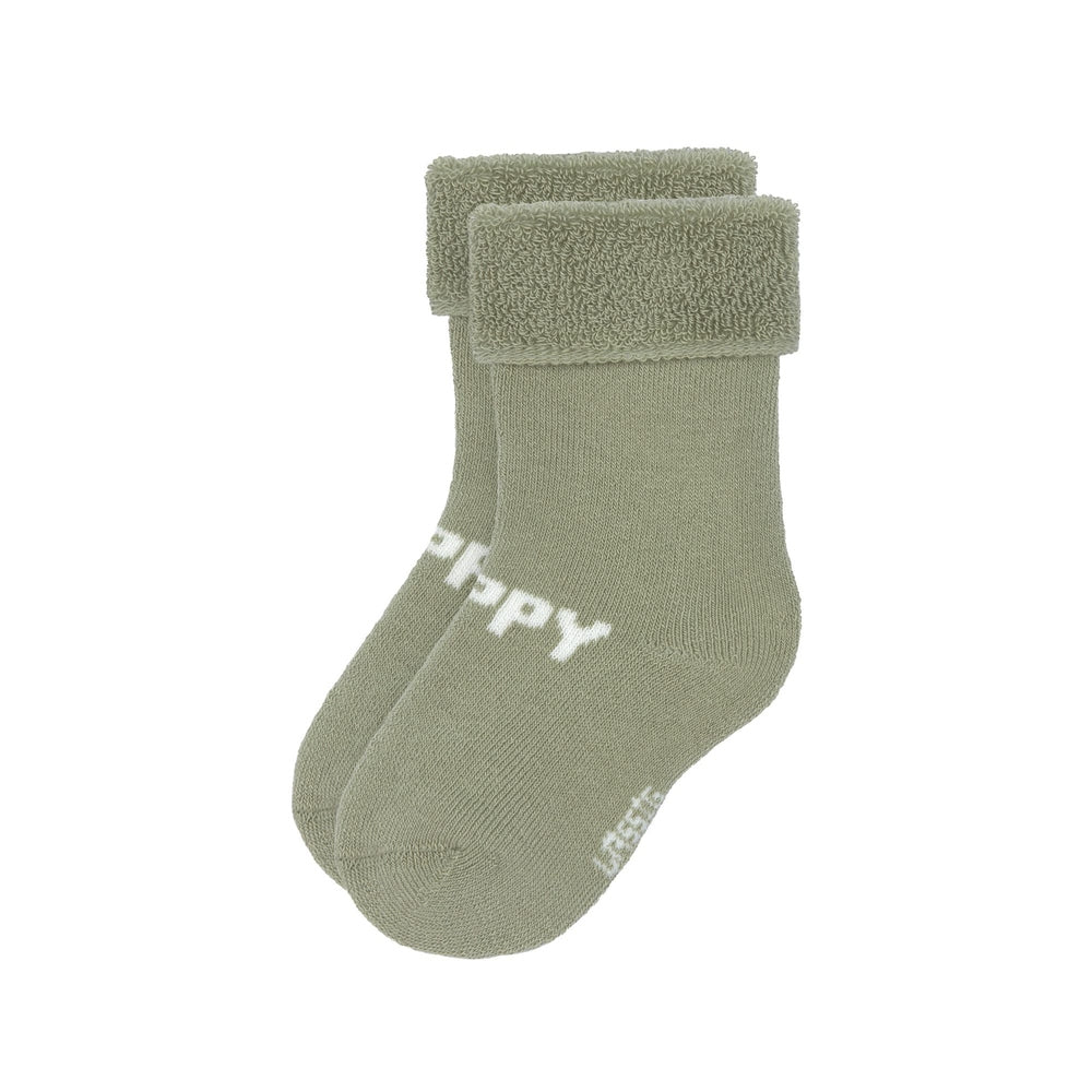 Lässig 3-pack Terry Sokken GOTS - Pear/Light Khaki