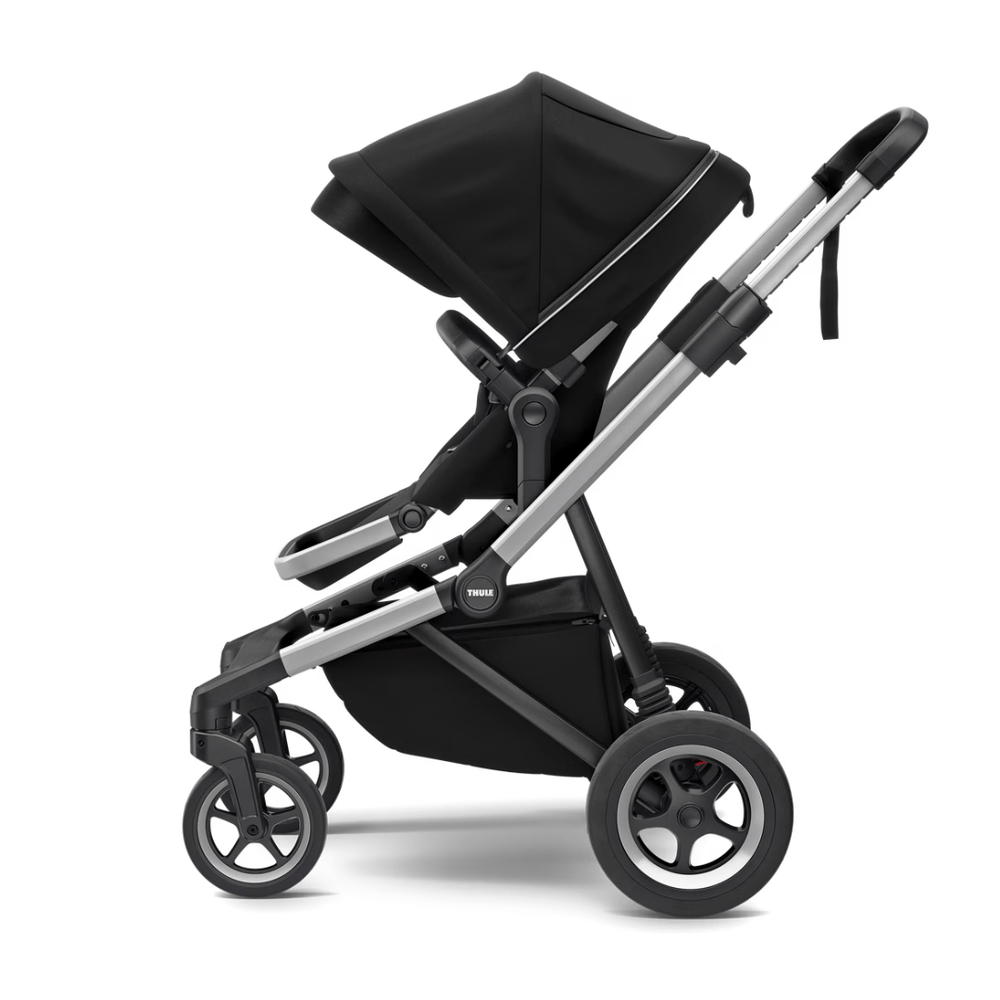 Thule Sleek Kinderwagen Aluminium / Midnight Black