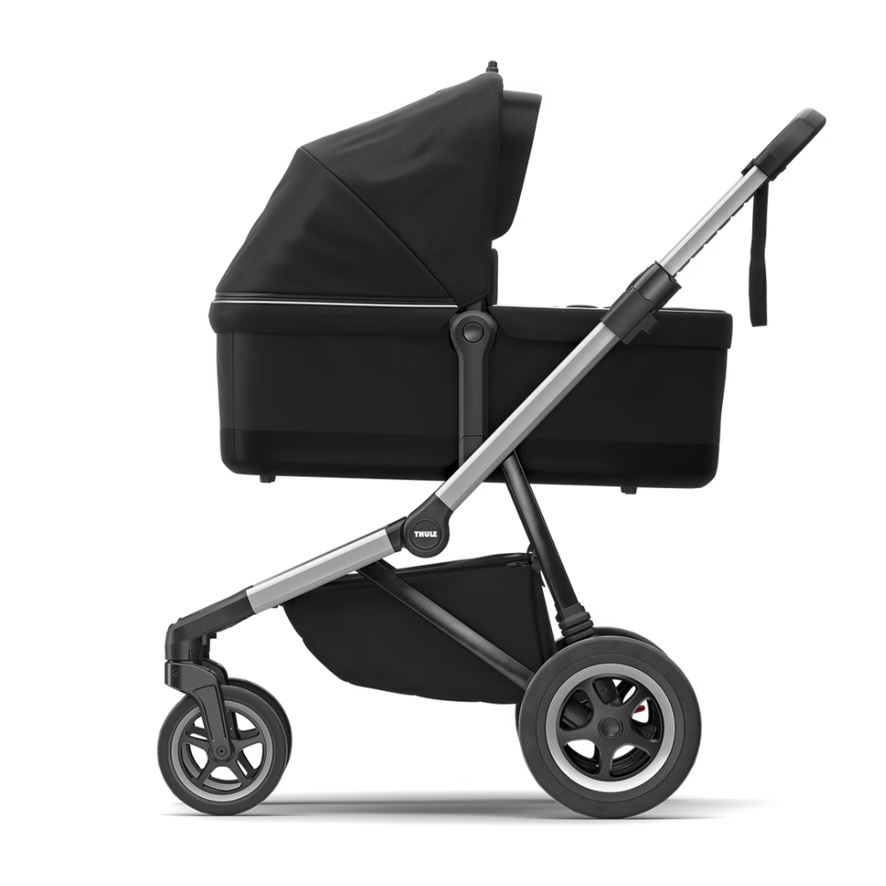Thule Sleek Kinderwagen Aluminium / Midnight Black