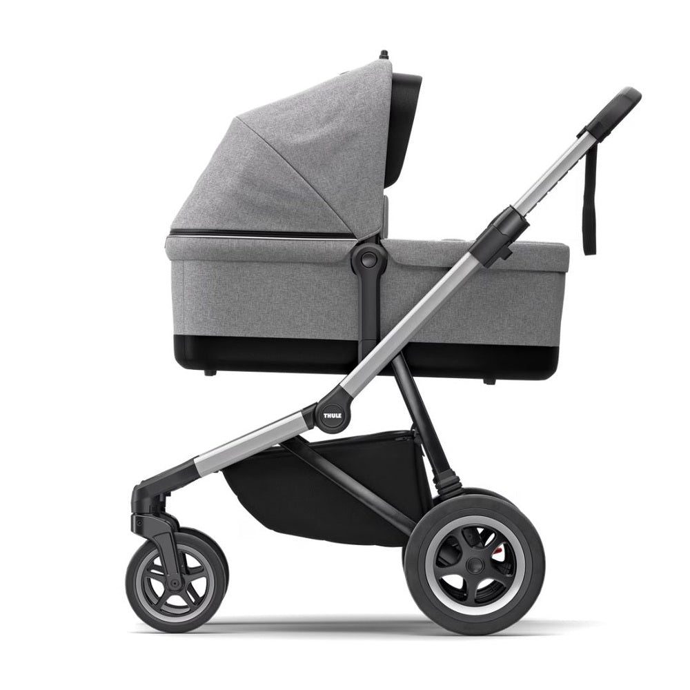 Thule Sleek Kinderwagen Aluminium / Grey Melange