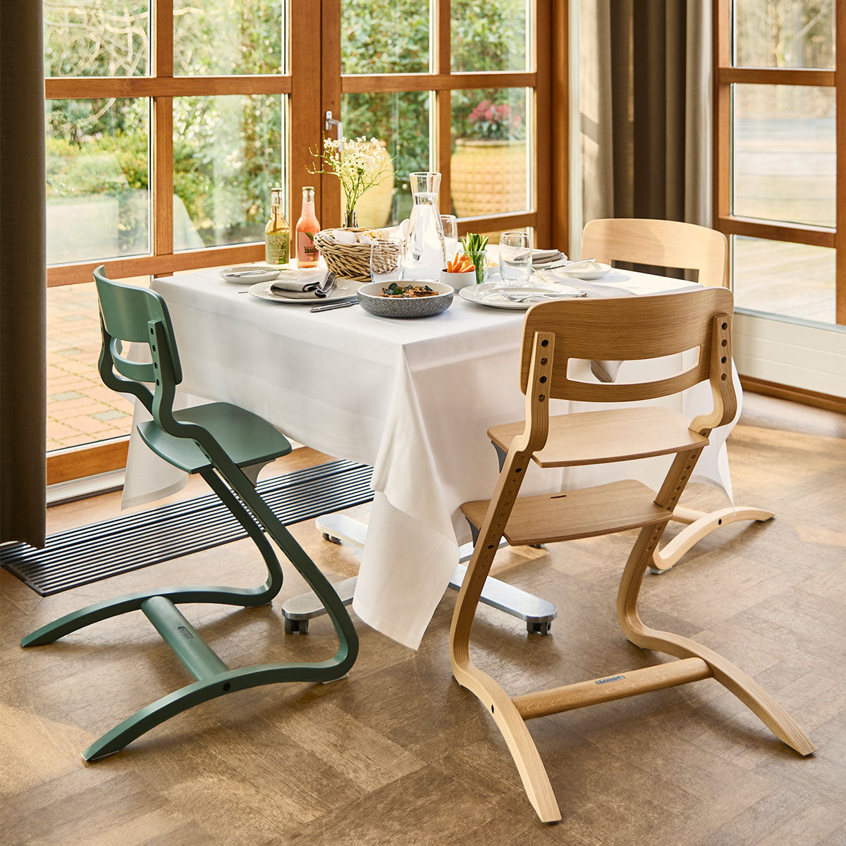 Leander Louie Eetstoel - Meegroeiende Kinderstoel - Beech Natural