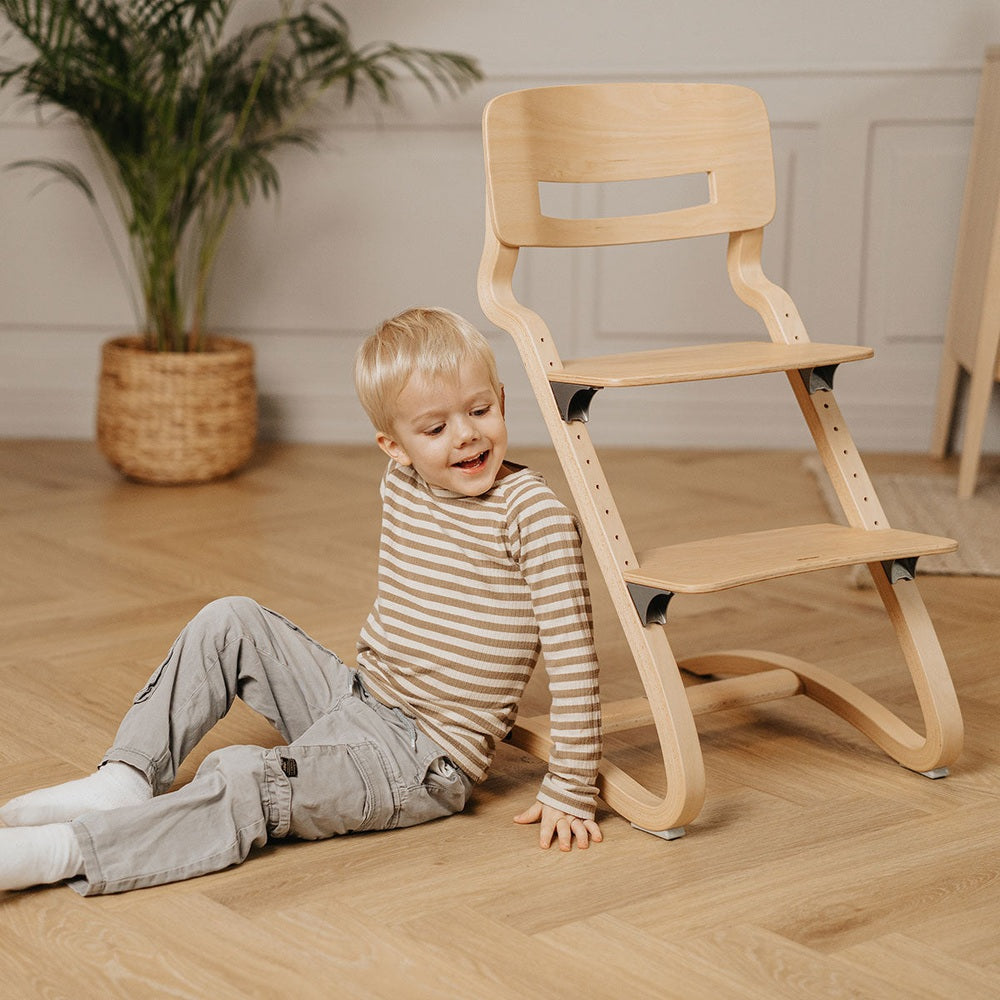 Leander Louie Eetstoel - Meegroeiende Kinderstoel - Beech Natural