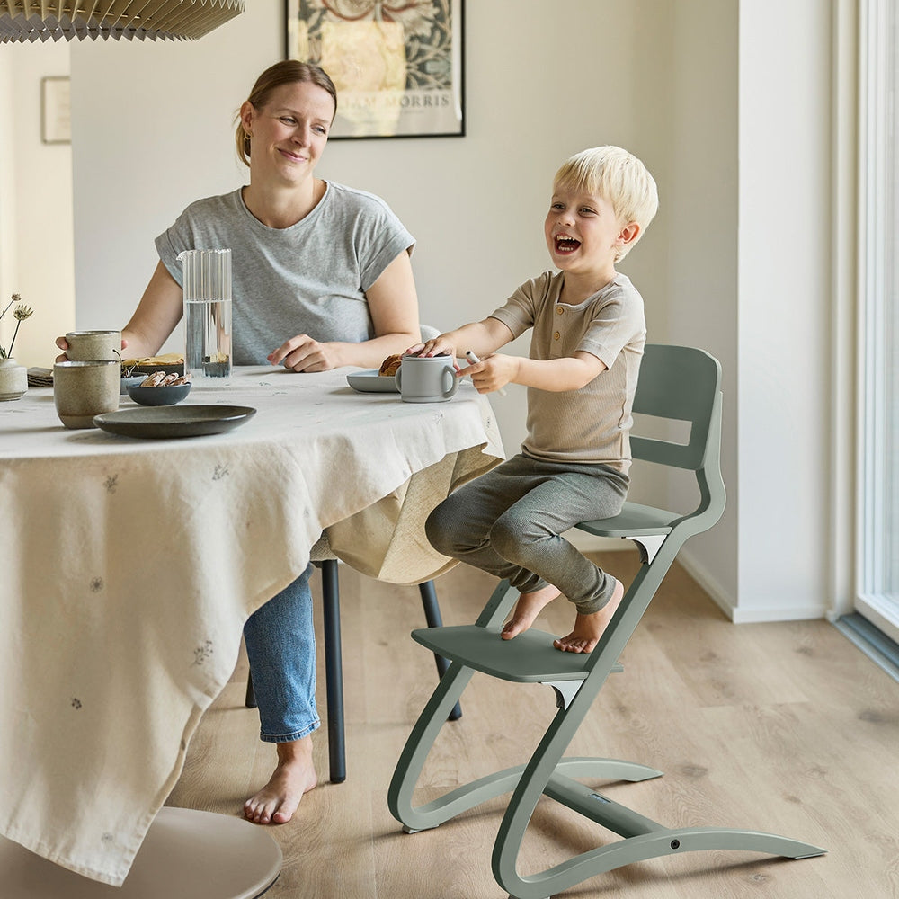 Leander Louie Eetstoel - Meegroeiende Kinderstoel - Sage Green