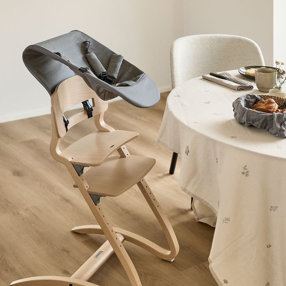 Leander Newborn Set Voor Louie Eetstoel - Cool grey