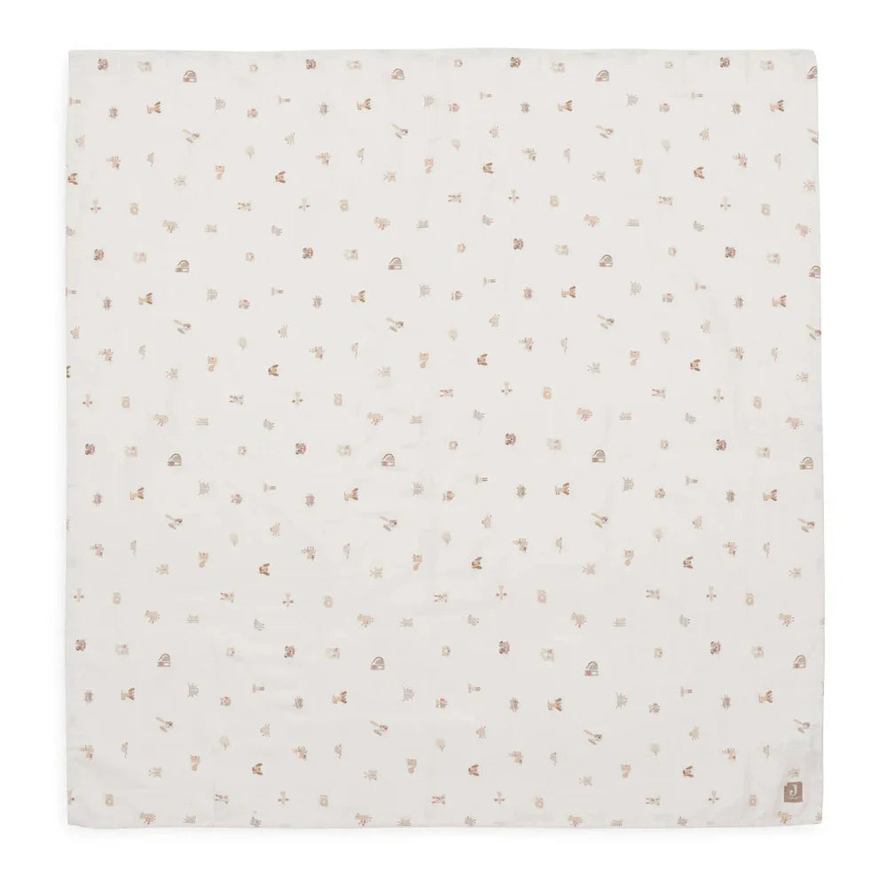 Jollein - Hydrofiele Doeken/Swaddle Doeken 115x115cm - 2 stuks - Animal Friends