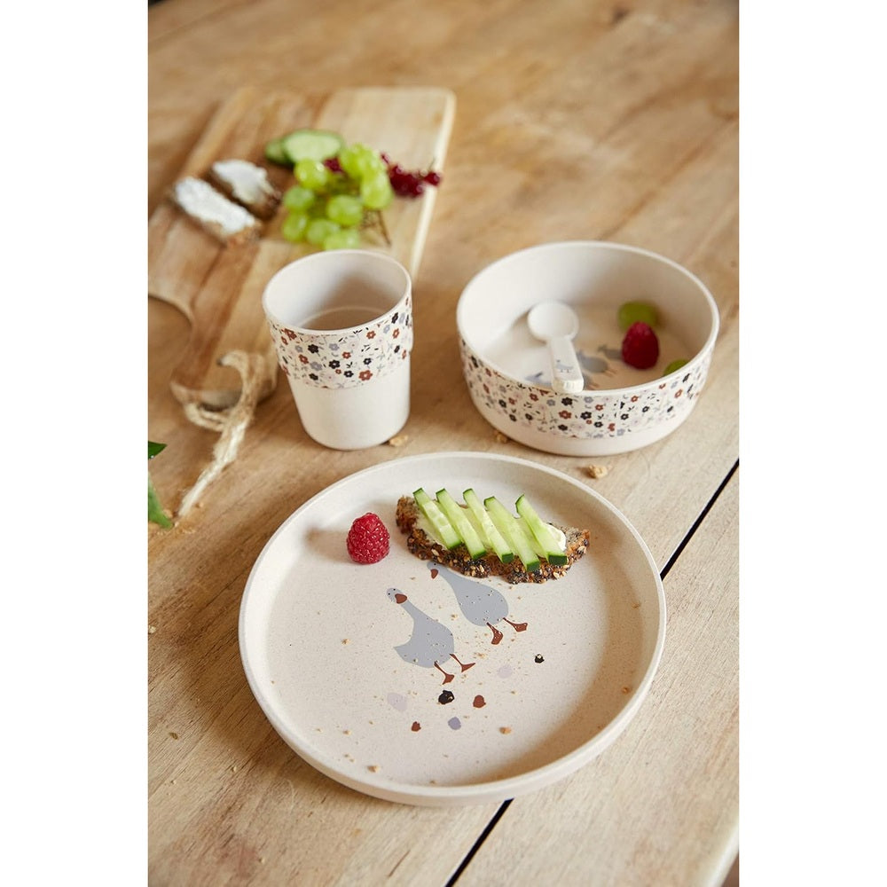 Lässig – Eetset PP/Cellulose Tiny Farmer Sheep/Goose