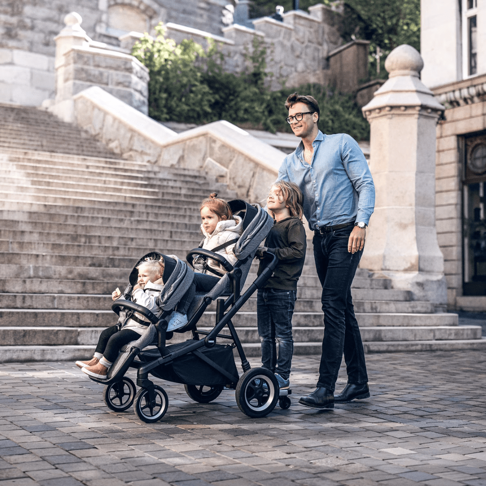 Thule Sleek Kinderwagen Aluminium / Midnight Black
