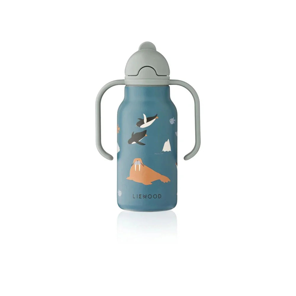 Liewood Drinkfles 250ML - Kimmie - Arctic Sea / Ocean view