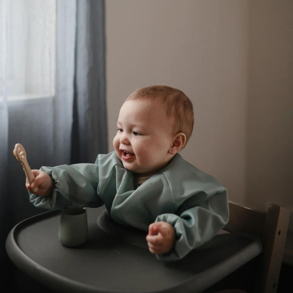 Mushie First Feeding Babylepel - Natural / Shifting Sand