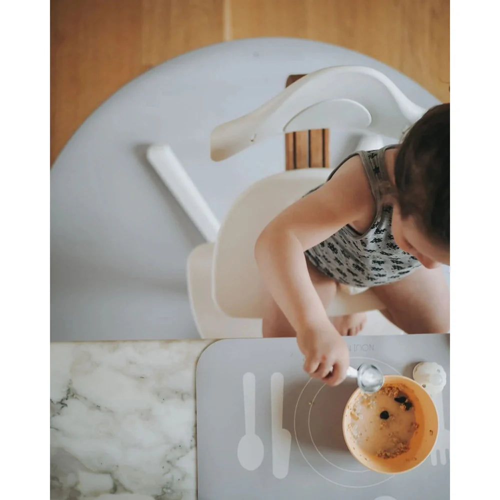 Noui Noui Vloermat Rond - Powder Grey