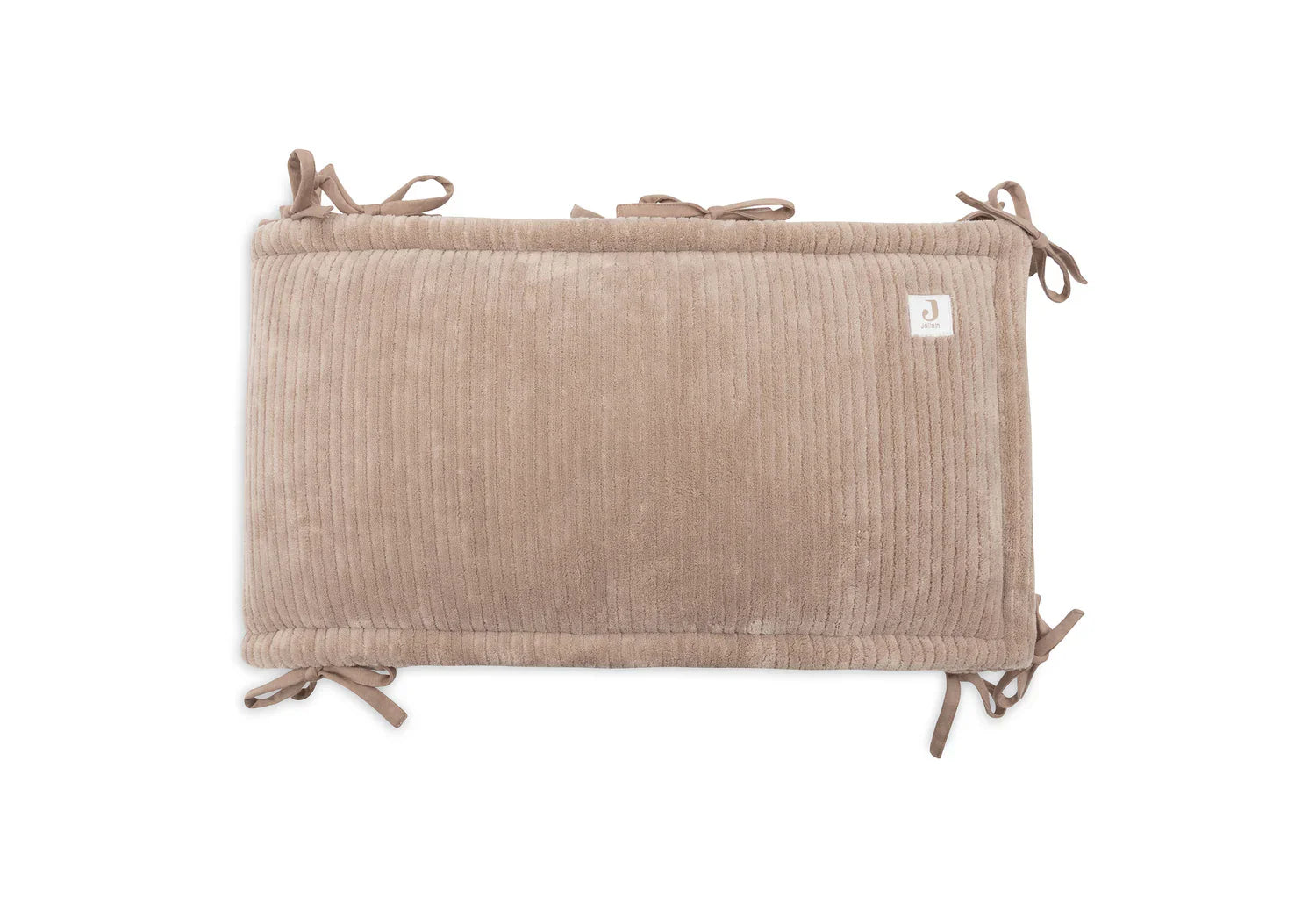 Jollein Boxbumper Ribstof - Milky Coffee