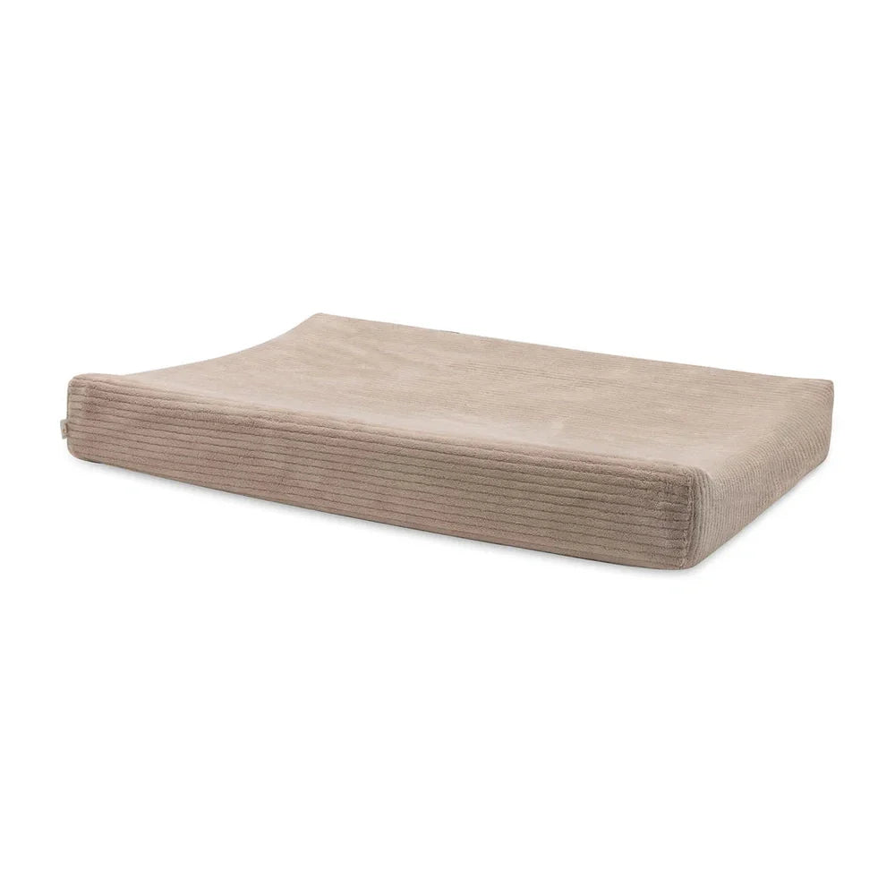 Jollein Aankleedkussenhoes Ribstof 50x70cm - Milky Coffee