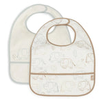 Jollein Slab Waterproof - Elephant Tales - 2 Stuks