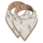 Jollein Slabbetje Bandana - Teddy Bear - 2 stuks