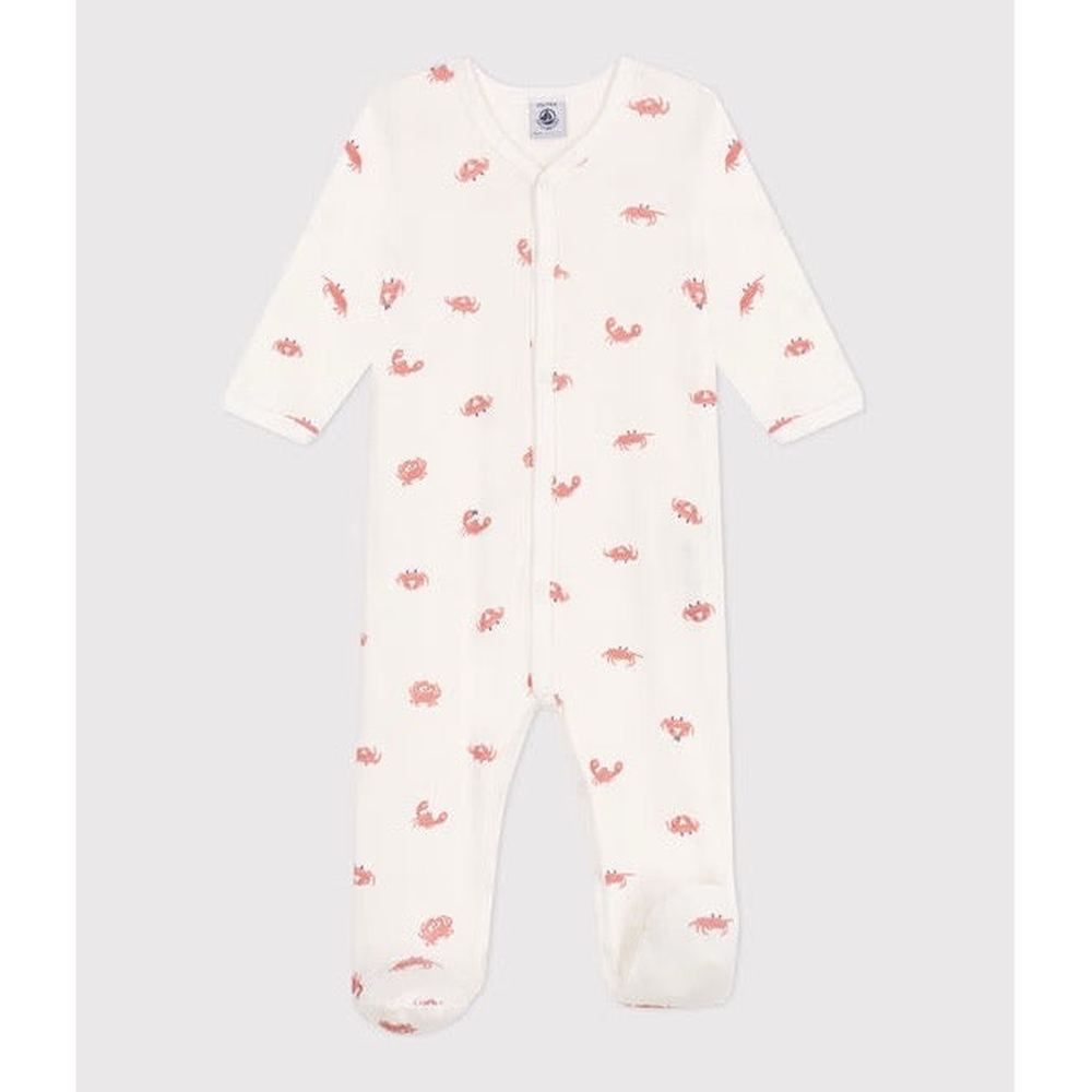 Petit Bateau Katoenen Baby Pyjama Met Krabben