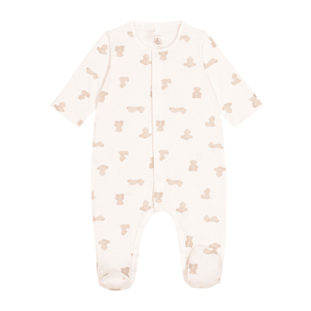 Petit Bateau Babypyjama In Tubic Met Beertjes