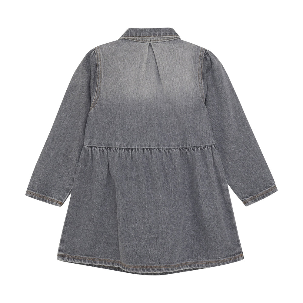 En Fant Denim Jurk - Grijs