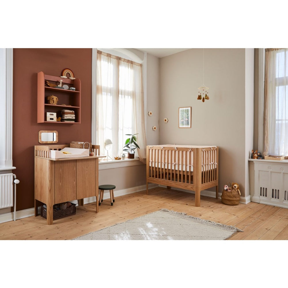 Flexa Meegroeibed / Evolutief Babybedje 70x140cm - Nova Oak