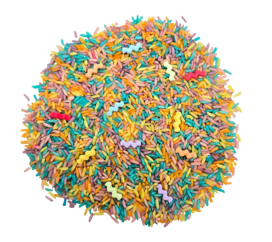 Grennn speelrijst Wave Pastel 750 gram