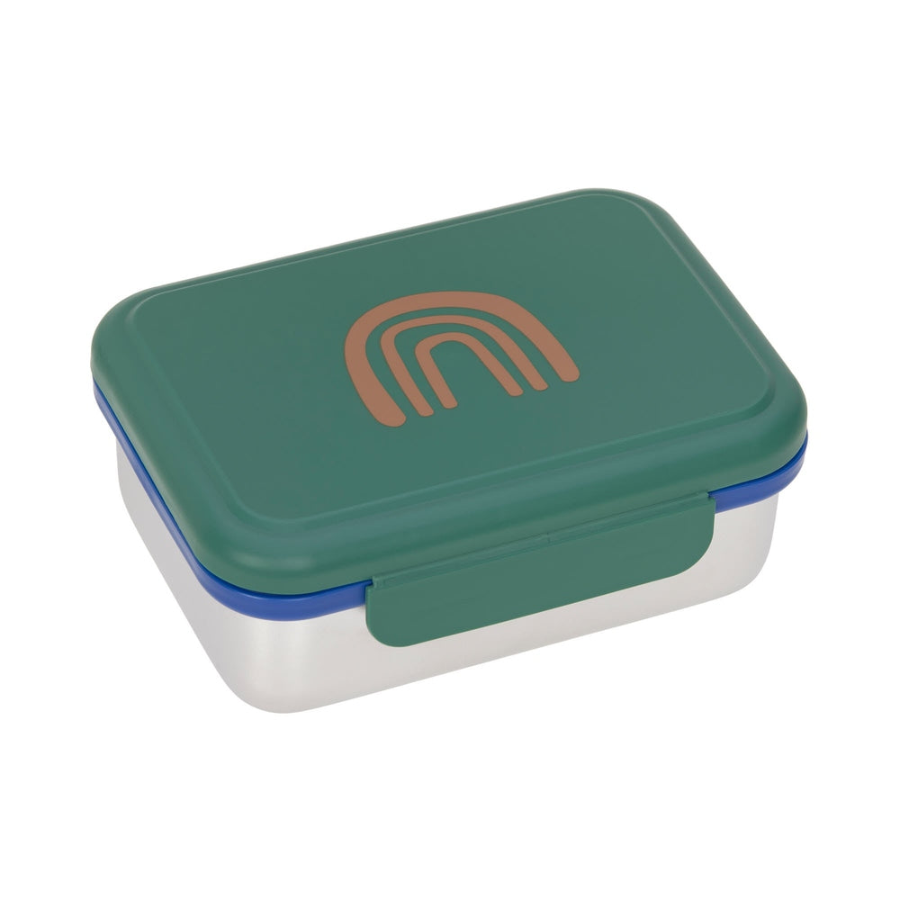 Lässig Lunchbox / Brooddoos Roestvrij Staal Little Gang - Rainbow Green