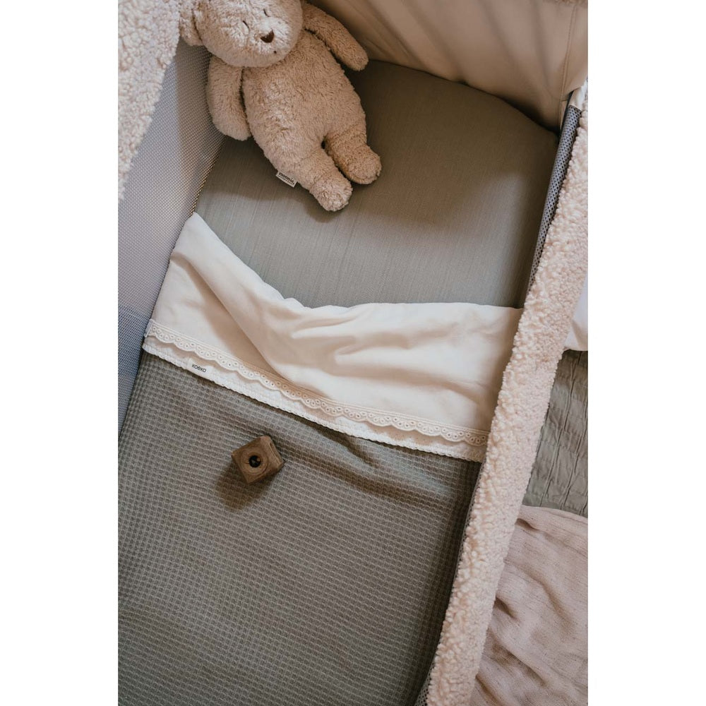 Koeka Wiegdeken Cotton Fleece Malaga | Wiegdekentje 100x75 cm