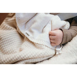 Koeka Voetenzak 0+ 3/5 Punts Cotton Fleece Malaga Warm White