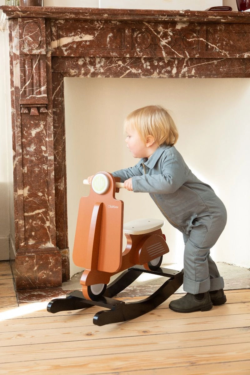 Childhome Schommel Scooter Roest / Zwart