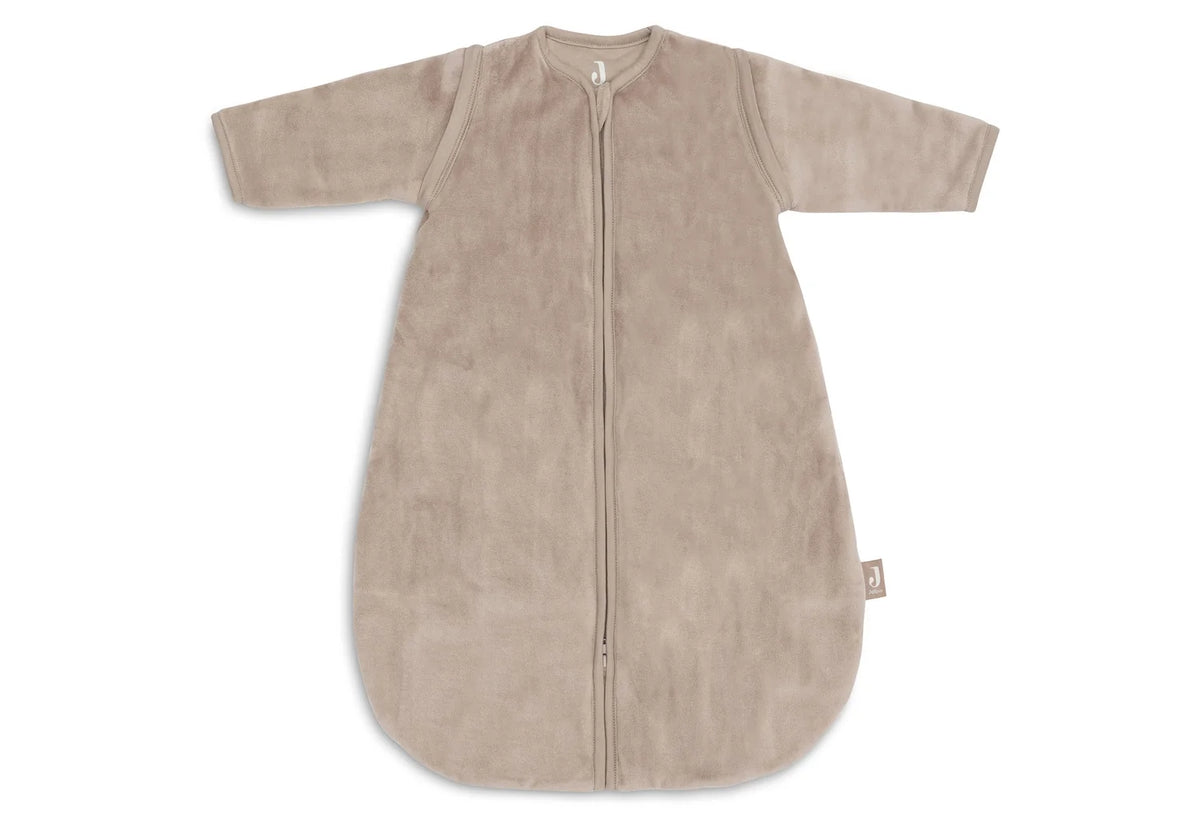 Jollein Baby Slaapzak Met Afritsbare Mouw Rond 60cm Velvet - Milky Coffee