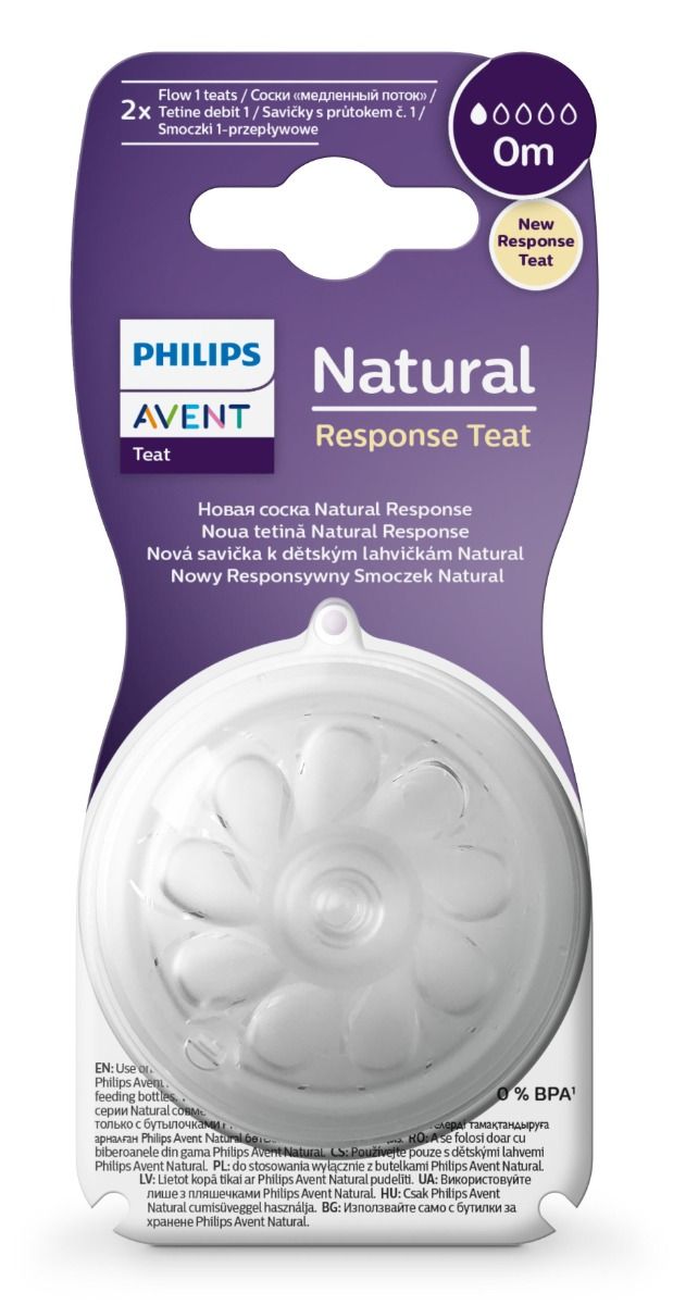 Philips Avent Natural Response Spenen 0m - 2-pack