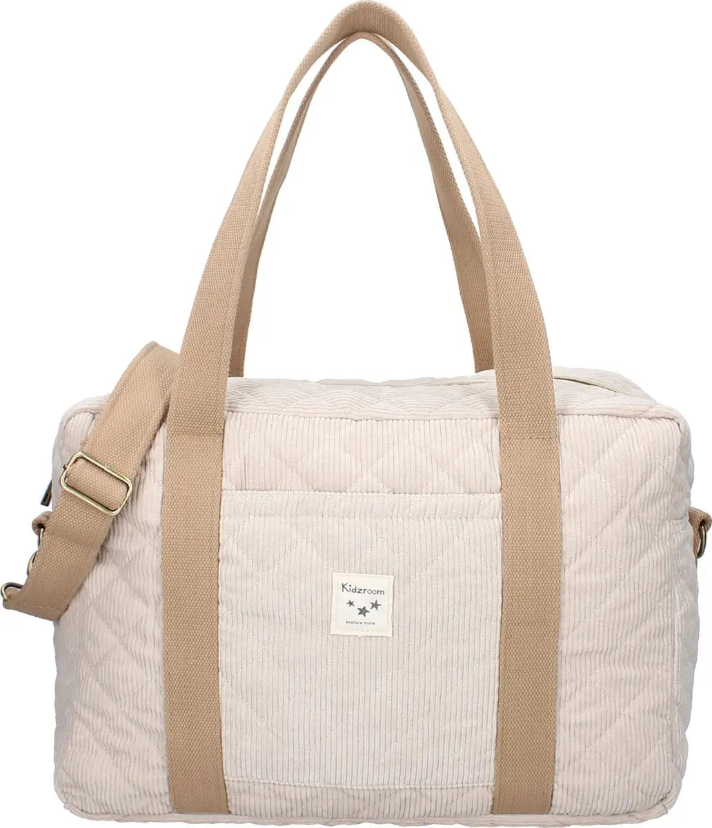 Kidzroom Luiertas Care Thinking Little Thoughts - Beige