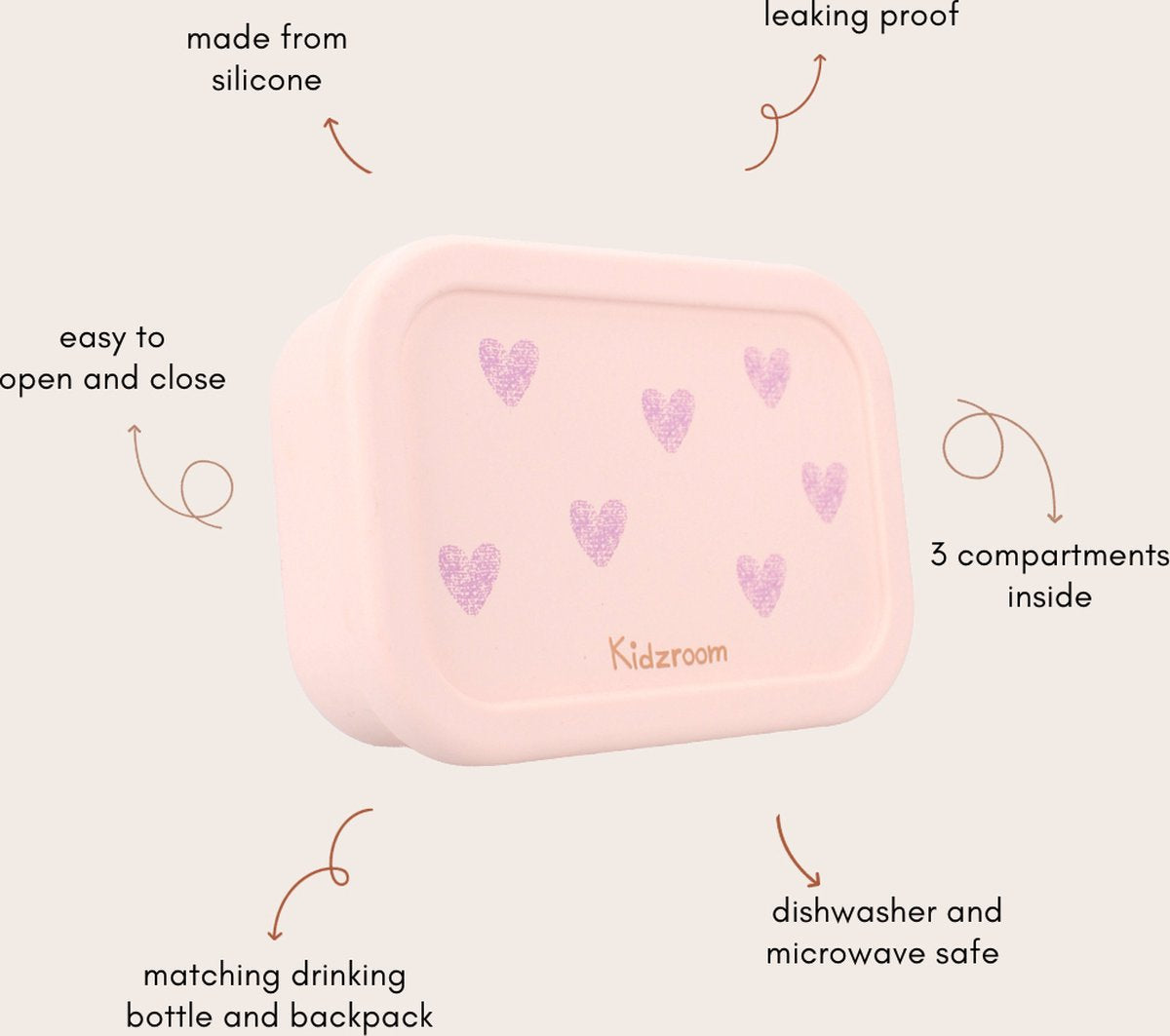 Kidzroom Lunchbox Magical Meadows - Roos