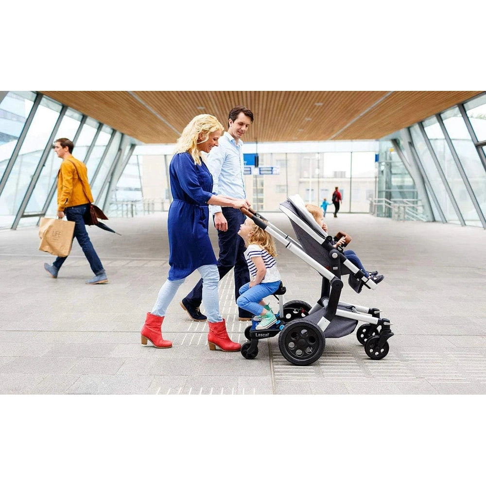 Lascal Universeel Meerijdplankje / Footboard Mini - Zwart