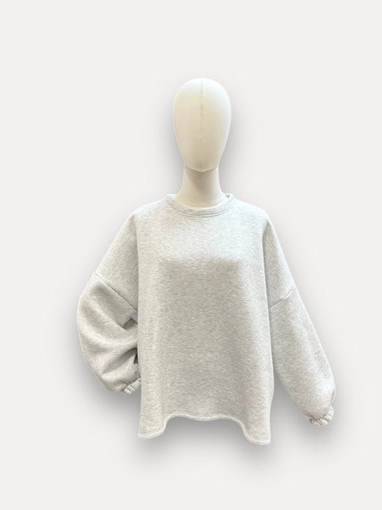 Grijze Sweater met tekst voor volwassene | onesize