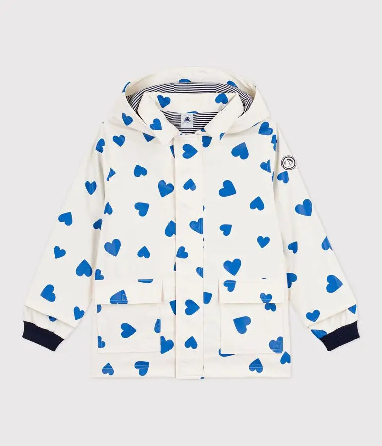 Petit Bateau | Regenjas met hartjes kind