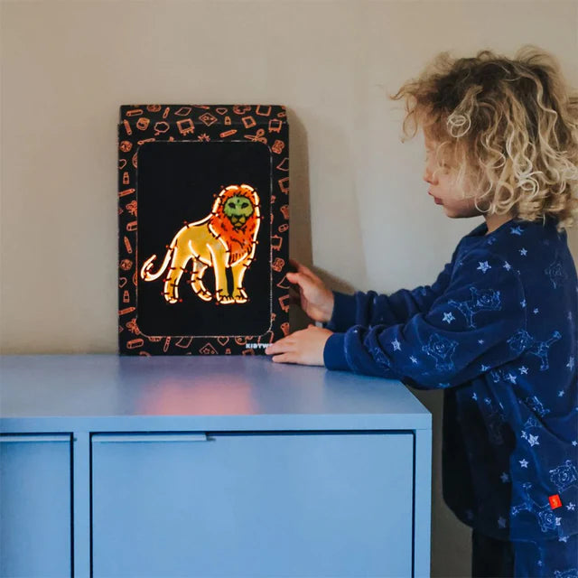 Kidywolf Kidyneon Knutselpakket Wanddecoratie - Dieren