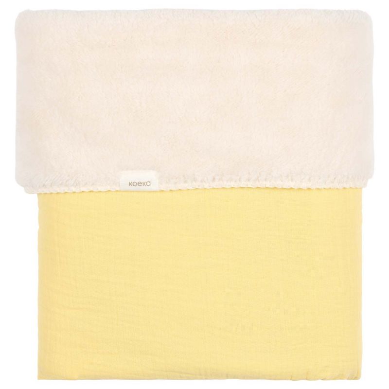 Koeka - Wiegdeken Teddy Faro - honey