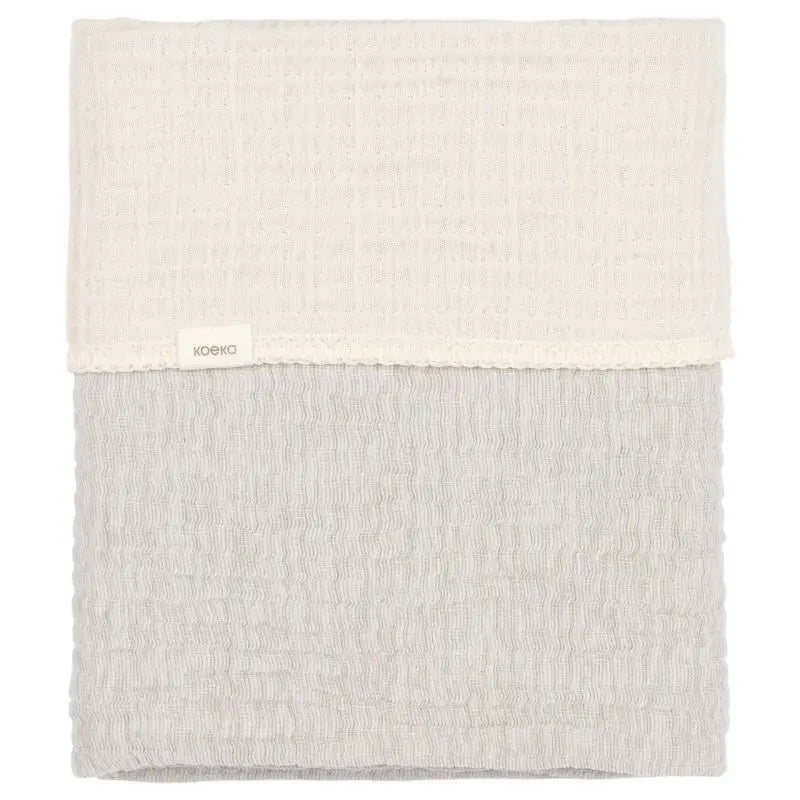 Koeka Wiegdeken Rivoli 75x100 cm - stone