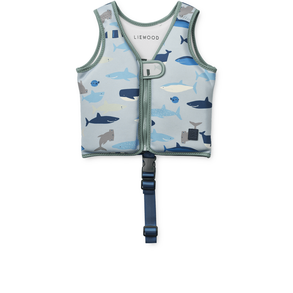 Liewood Dove Zwemvest Voor Kinderen - Shark / Dove Blue