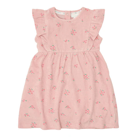 Little Dutch Jurk - Roze Bloemenprint
