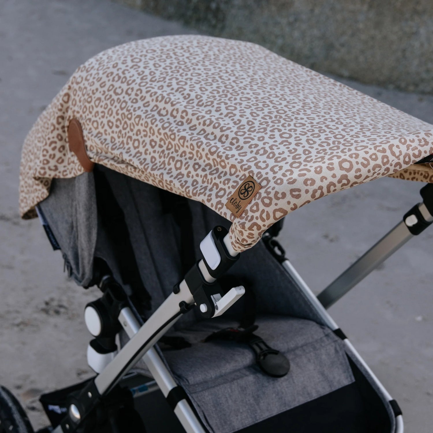 Cloby UV doek in Leopard Brown – UPF 50+