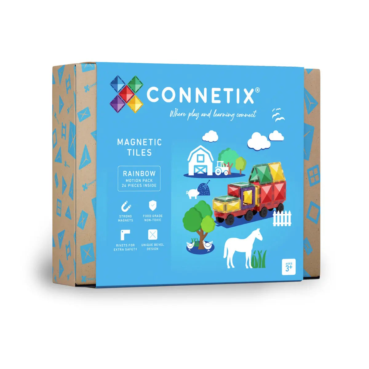 Connetix Rainbow Motion Pack | 24 Onderdelen