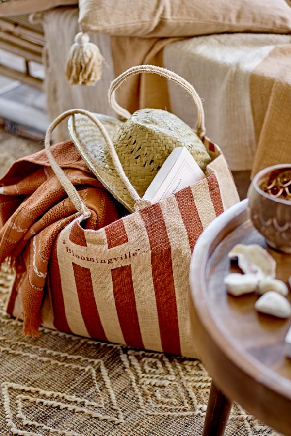 Bloomingville Bergamo Shopping Bag in Jute - Bruin