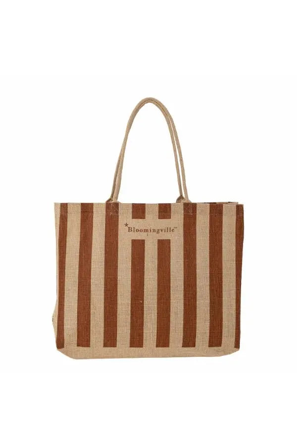 Bloomingville Bergamo Shopping Bag in Jute - Bruin