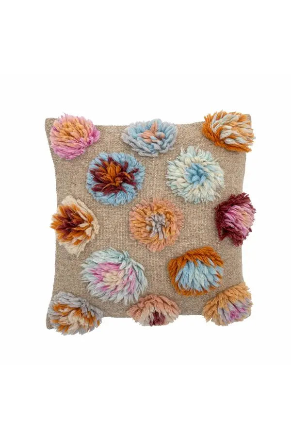 Bloomingville Somma Kussen Wol - Multicolor