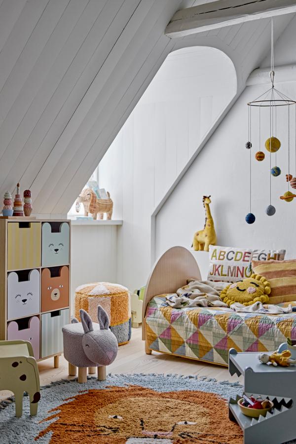 Bloomingville Mini  Arnie Bankje in MDF - Groen