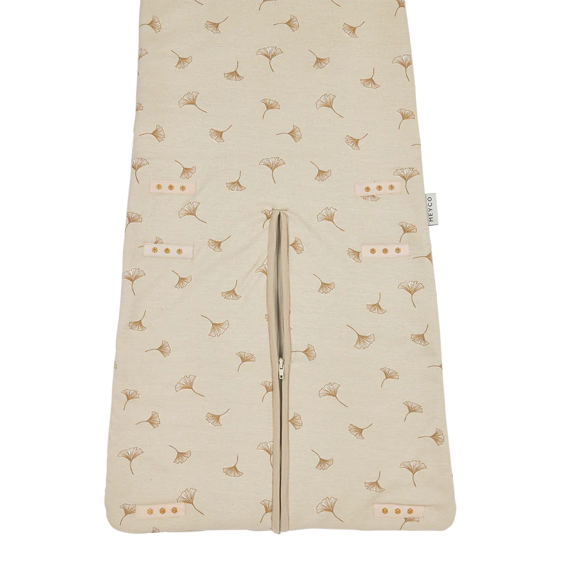 Meyco Studio slaapzak 4-seizoenen Deluxe Interlock Jersey (6-36m) - Ginkgo Soft Sand