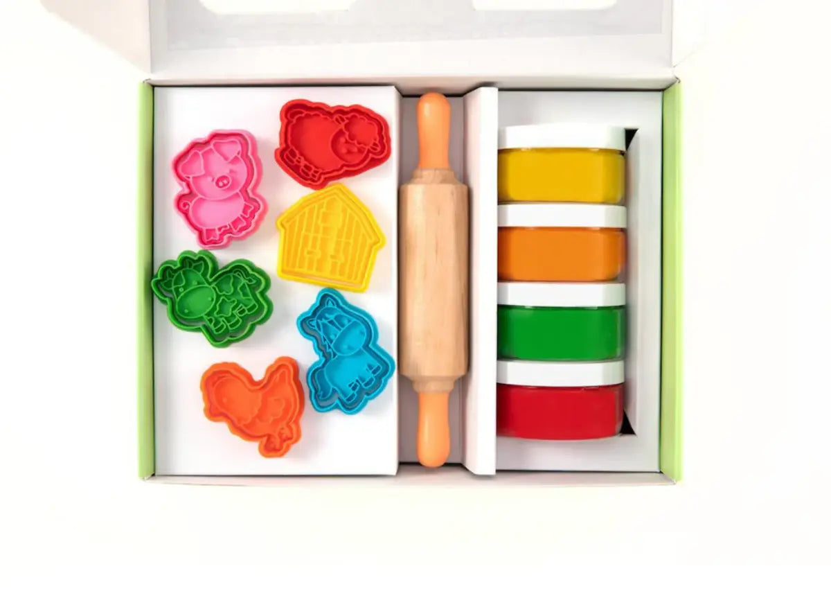 Childgen - Speelklei Premium Set - Farm