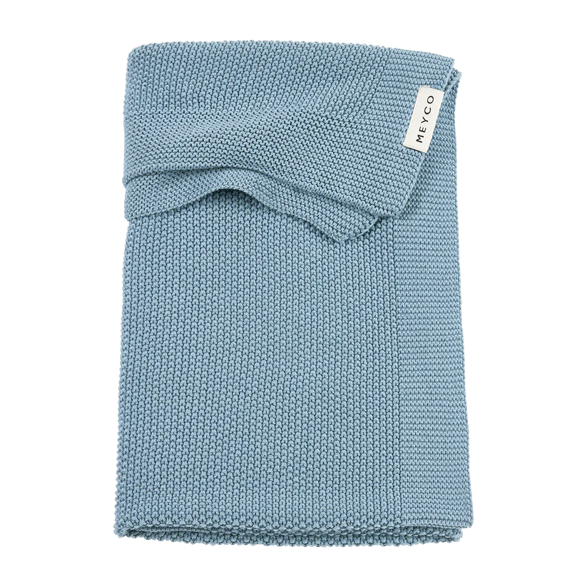 Meyco Deken Mini Relief 75x100cm - Jeans Blue