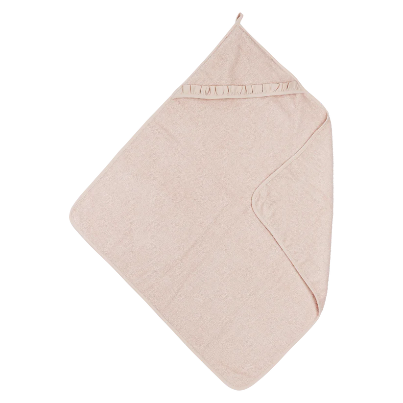 Meyco Badcape badstof Ruffle - Soft Pink